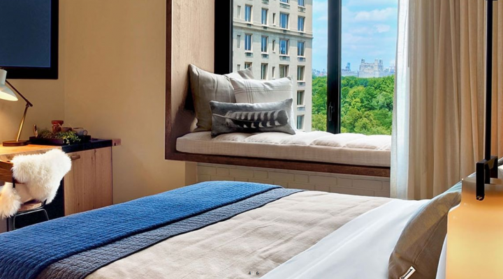 Eco-luxury hotel: welcome to New York!