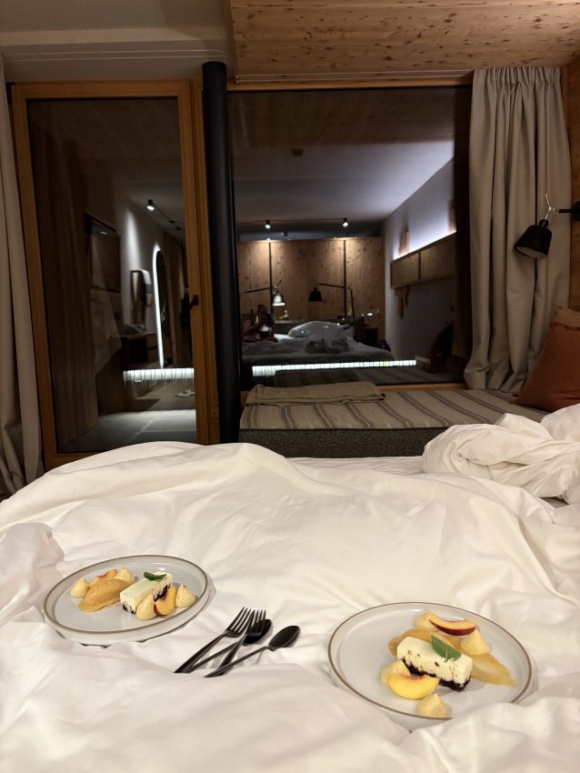Dessert im Bett.